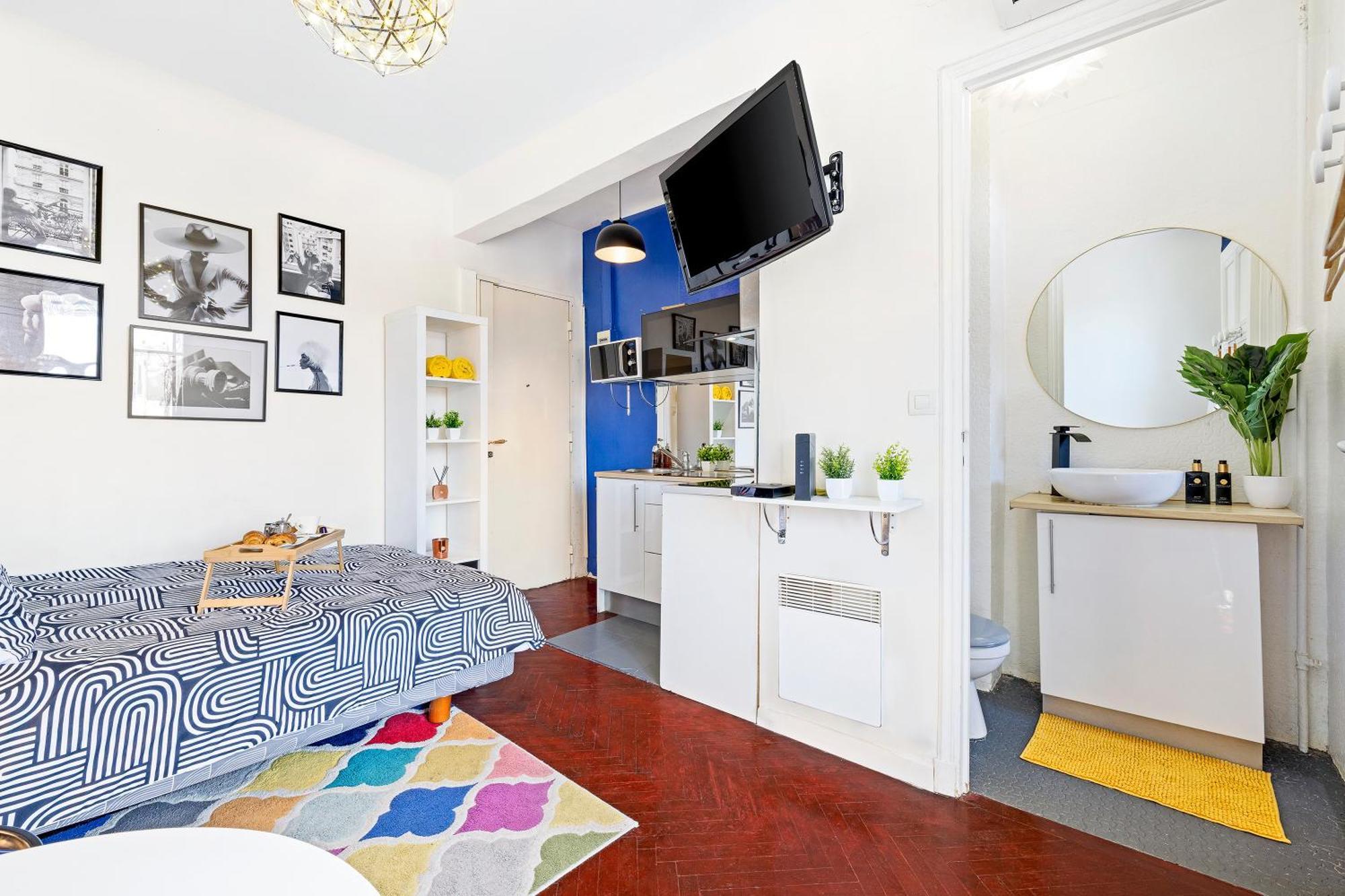 Center - Balcony Quiet - Air Conditioner - Kitchen - Wifi - Tram Nice Bagian luar foto